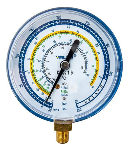 Value Manometer De Baja Para Gas R32A / R134A / R410A R407C 0