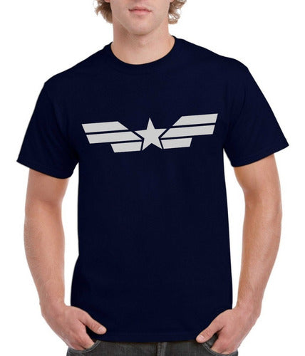 Marcemoto Captain America T-Shirt 0