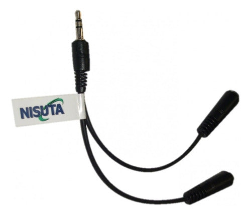 Cable Nisuta Adaptador Ps4 Plug 3.5 A Auric Y Mic Ns-adst 1