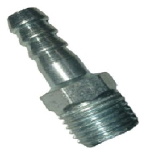 FORCE ARGENTINA Male Threaded Connector 3/8" - 1/2" BSPT Zinc Plated Steel 0