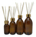 Distriplast Pack X5 Amber Glass Diffuser Bottles 60ml with Reeds 2