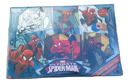 Tapimovil Colorear Y Borrar Spiderman En Caja 0