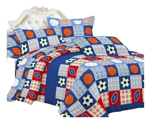 Cotton Flor Kids Bedding Set 1 Plaza 1