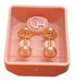 18k Gold Baby Earrings with Strass Stone 5mm Premium CH 1