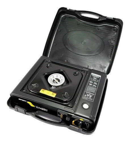 Portable Butane Gas Stove Spinit Vulcan 140290 with Carrying Case 6