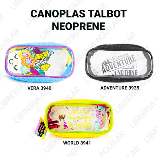 Talbot Simple Canopla Pencil Case Pink Mermaid School 2