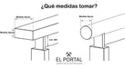 El Portal Balcony Bar Wood Pine with Sides Cetol 100x30cm 5