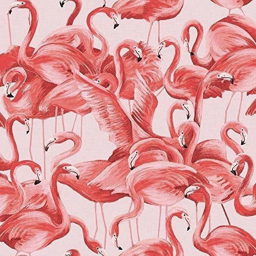 Tempaper Vinilo Decorativo / Rollo 0.52x5m / Flamencos - Cheeky Pink 0