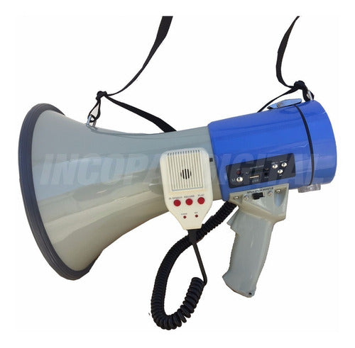 Moon 25W Megaphone with USB MP3 Voice Recording and Siren 0