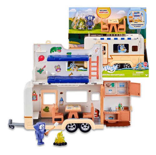 El Mundo del Juguete Bluey Caravana Adventures Casa Rodante Playset 0