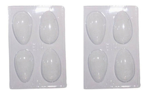 New Garden Mold For 2 Easter Eggs of 70g (No.8) X 2 Un 0