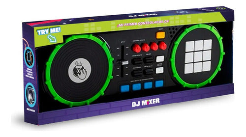 Isakito My First DJ Mixer Toy with Light and Sound Input for Mobile 0