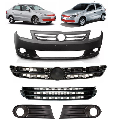 Loma Plast Gol Trend + Voyage Bumper and Grilles 2008 2009 2010 2011 2012 0