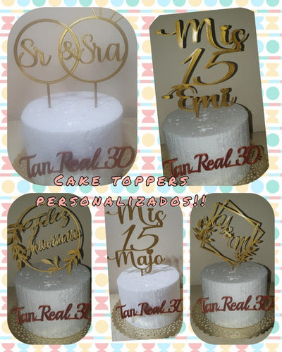 TAN REAL 3D Cake Topper 19cm Various Customized Models 2