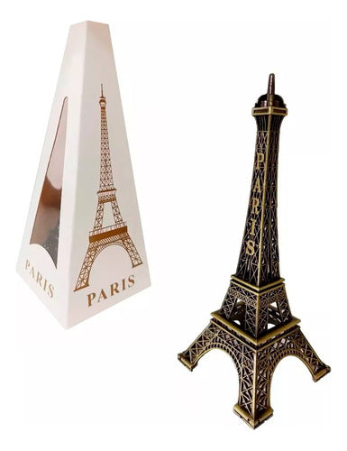 Torre Eiffel 32 Cm Adorno Metal Souvenir Francia Replica 3