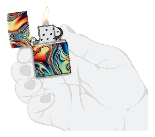 Zippo 48612 Colorful Night Glow Lighter with Warranty 6