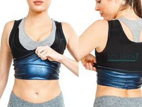 Sweat Shaper Musculosa Adelzante Reductora Efecto Sauna New Sweat Shaper 2