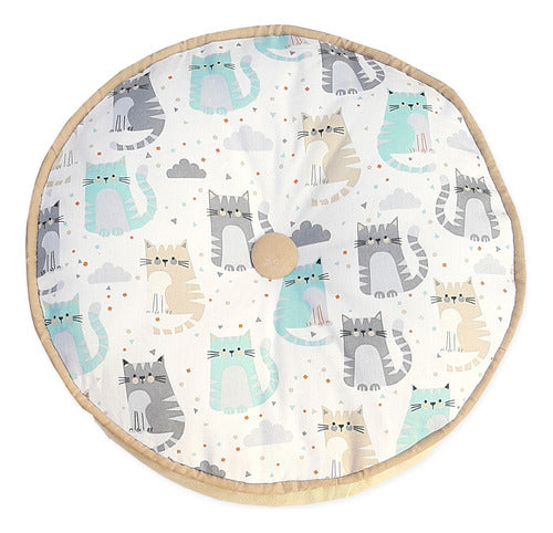 Exclusive Round Decorative Cushions by Le Cottonet for Chairs 10