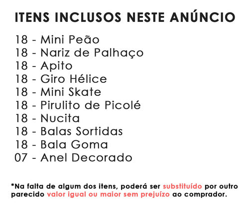 Kit Pascoa Doação Mini Brinquedo Lembrancinha De Aniversário 1