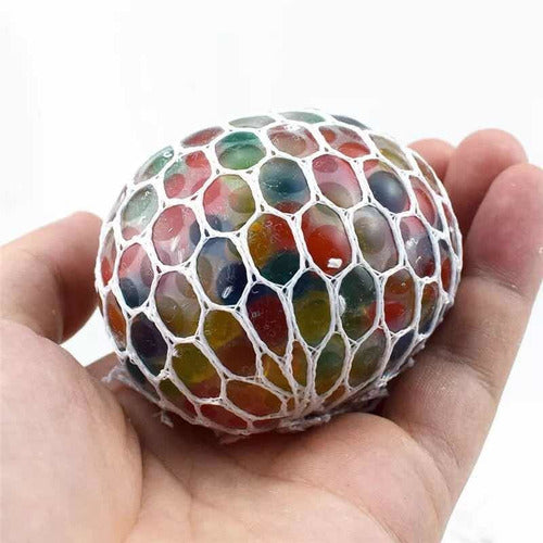 Estrella Deco Squishy Mesh Ball Antiestres Pelota De Biogel Pack X12 Uni 2