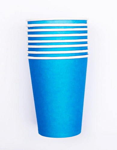 10 Blue Polypaper Cups 0