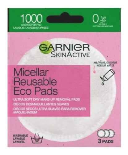 Garnier Eco Pad Reusable Makeup Remover Discs 2