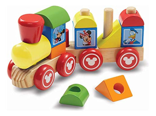 Melissa & Doug Disney Mickey Mouse And Friends Stacking Train 0