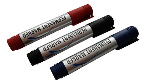 Generic Pack X 3 Indelible Markers - Round Tip 0