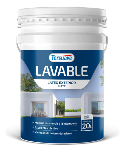 Tersuave Plntura Exterior Lavable 20 L Blanco Ambito 0