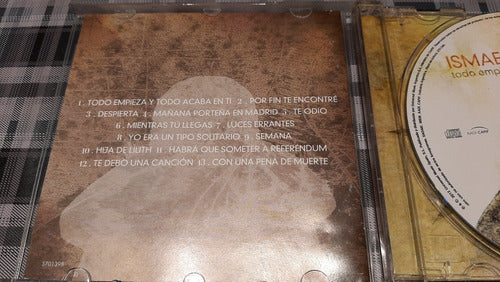 Ismael Serrano - Todo Empieza  - Cd Original Impecable 3