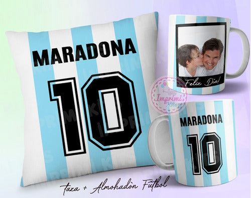 Diseños Plantillas Tazas Y Almohadones Día Del Padre Futbol 4