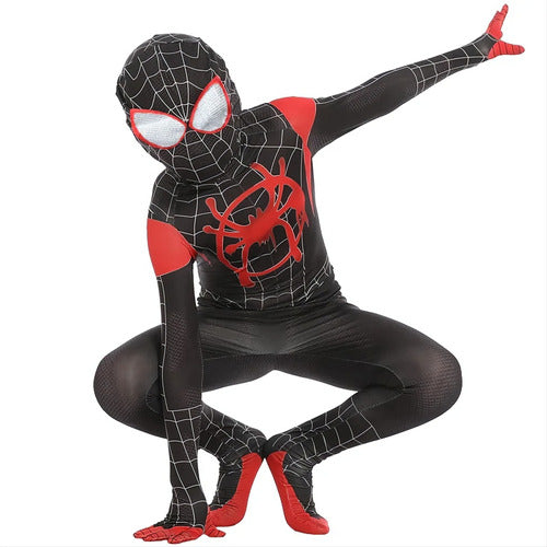 Party Disfraz Miles Morales Spiderman Lycra Grandes 3