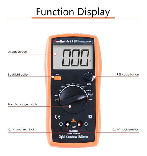 RuoShui Digital Capacimeter 20000uf 2