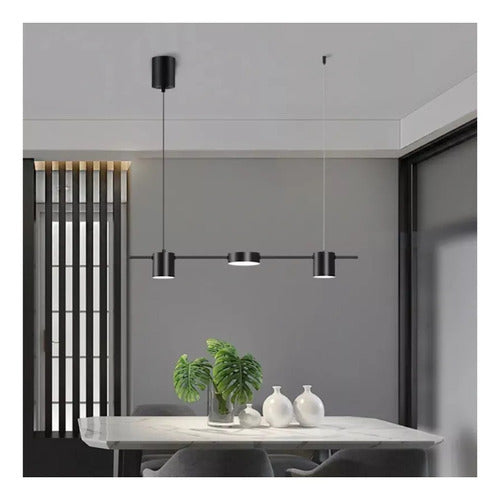 Silverled Colgante Lampara 3 Led Moderno Y Elegante - Cocina Y Living 2