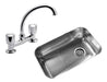 Johnson Simple Kitchen Sink Combo ZZ 52/18 + FV Faucet 0