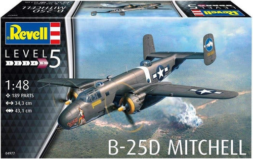 Avión B-25c/d Mitchell 1/48 Model Kit Revell 7