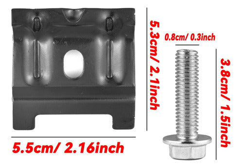 6 Segure O Suporte Da Braçadeira 1j0803219 Metal Com 5