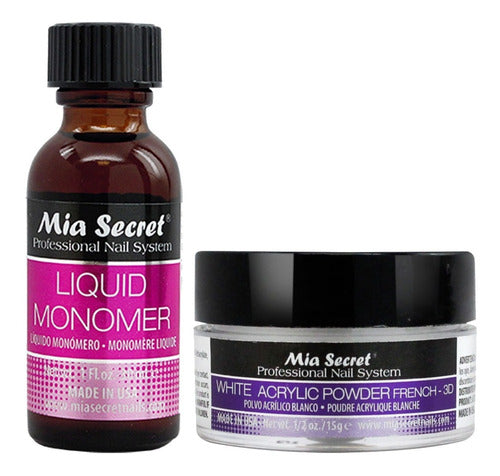 Mia Secret Liquid 30ml and Acrylic Powder Nails 15gr 2