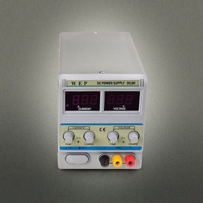 WEP 30V 10A Dual LED Digital Adjustable Power Supply 2