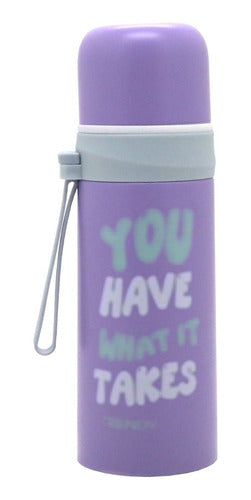 Thermal Water Bottle Stainless Steel 420ml - Sports Camping Hot Cold 10