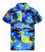 V.H.O. Funky Hawaiian Shirt, Shortsleeve, Surf, Blue, XS 1