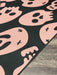 Gray Pink Skulls Flatweave Rug 100x150cm by Kreatex 5
