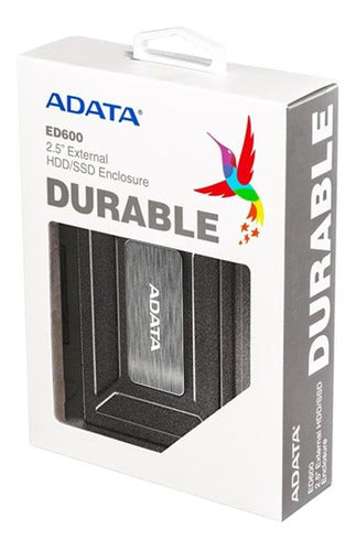 Adata Carry ED600 USB 3.0 2.5 SSD HDD Case Black 2
