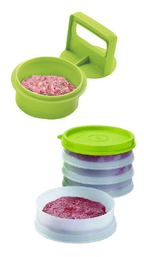 Tupperware® Press and Burger Holder Set BPA-Free 1