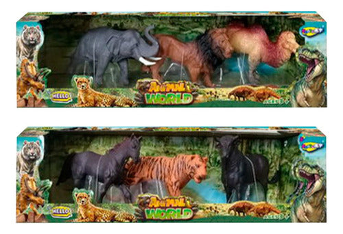 Juguete Infantil Set X 3 Animales Surtido 12 X 8 Cm 0