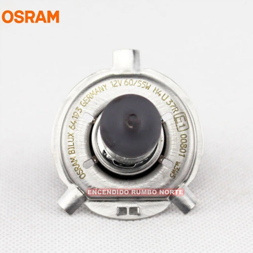 Osram Germany H4 12V 60/55W PT43 High and Low Light Lamp 2