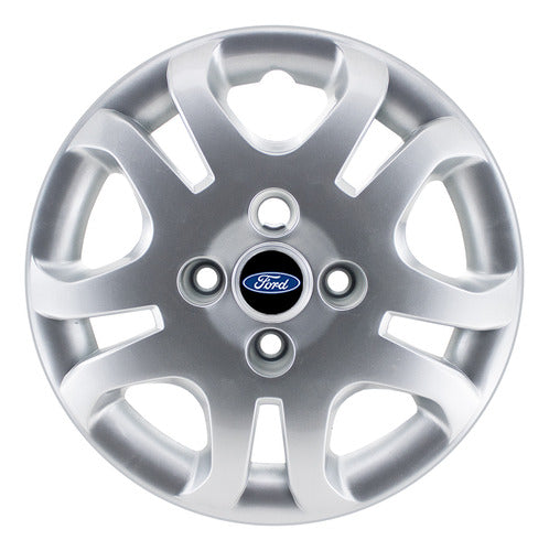 Fundicar 14-Inch Tasa for Ford Fiesta One 2010-2014 with Blue Logo 0