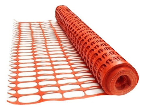 Malla Plastica De Seguridad 1mt. X 50 Mts. - 65*35 - 85 Gr. 0