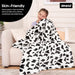 Inhand Cow Print Blanket, Fuzzy Baby Girl Cow Print Throw Bl 4