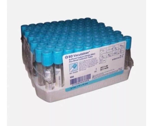 Tubos Vacutainer Con Citrato De Sodio De 2,7ml 0